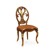 Jonathan Charles Sheraton Style Oval Back Side Chair