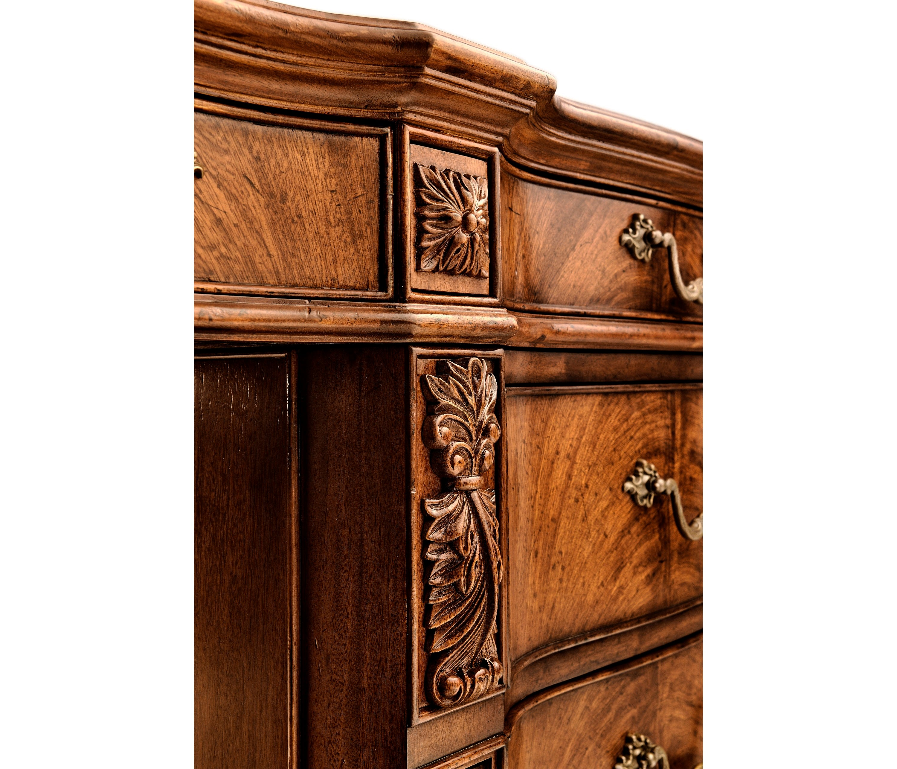 Jonathan Charles Walnut Faux Partners Desk ( 493071-CWM )
