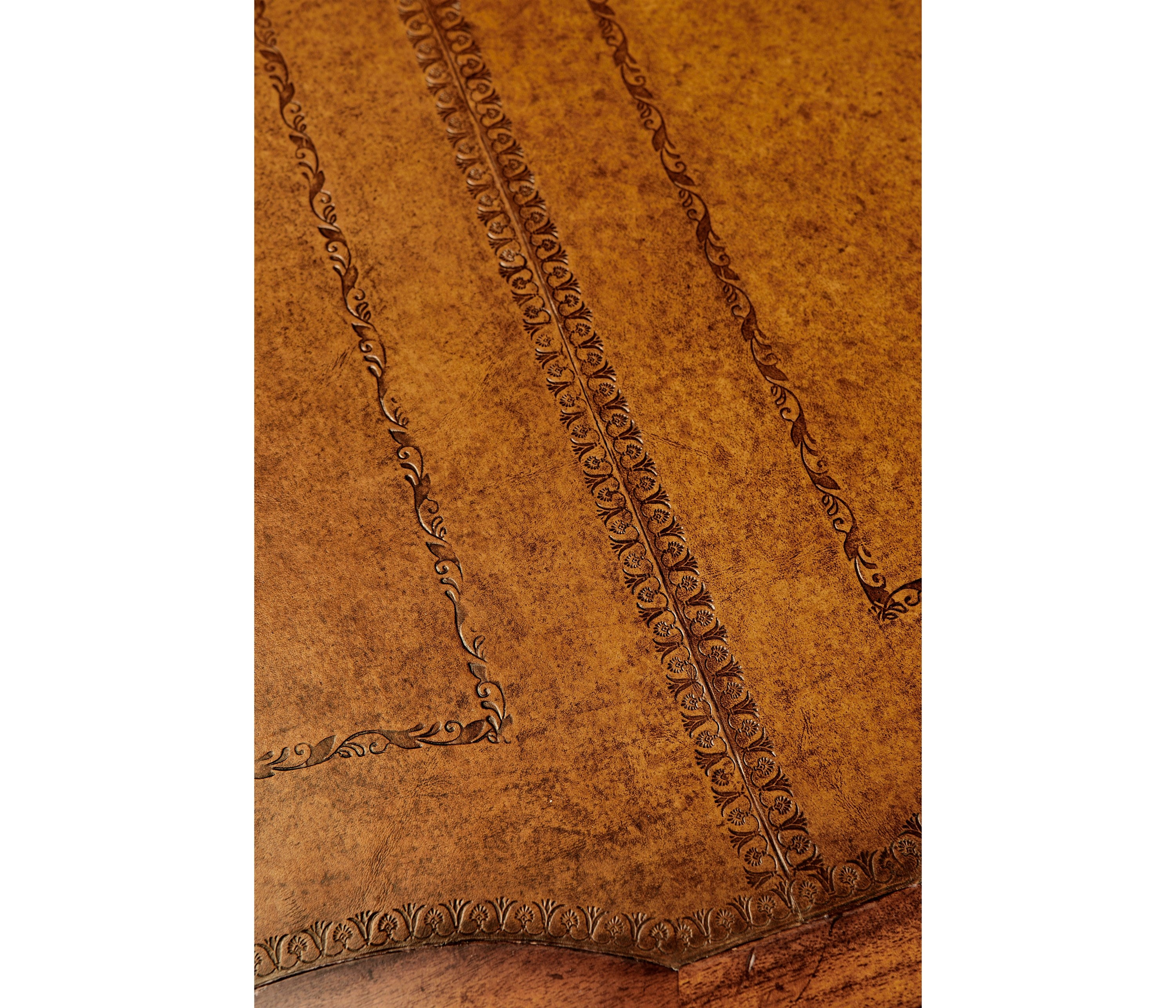 Jonathan Charles Walnut Faux Partners Desk ( 493071-CWM )
