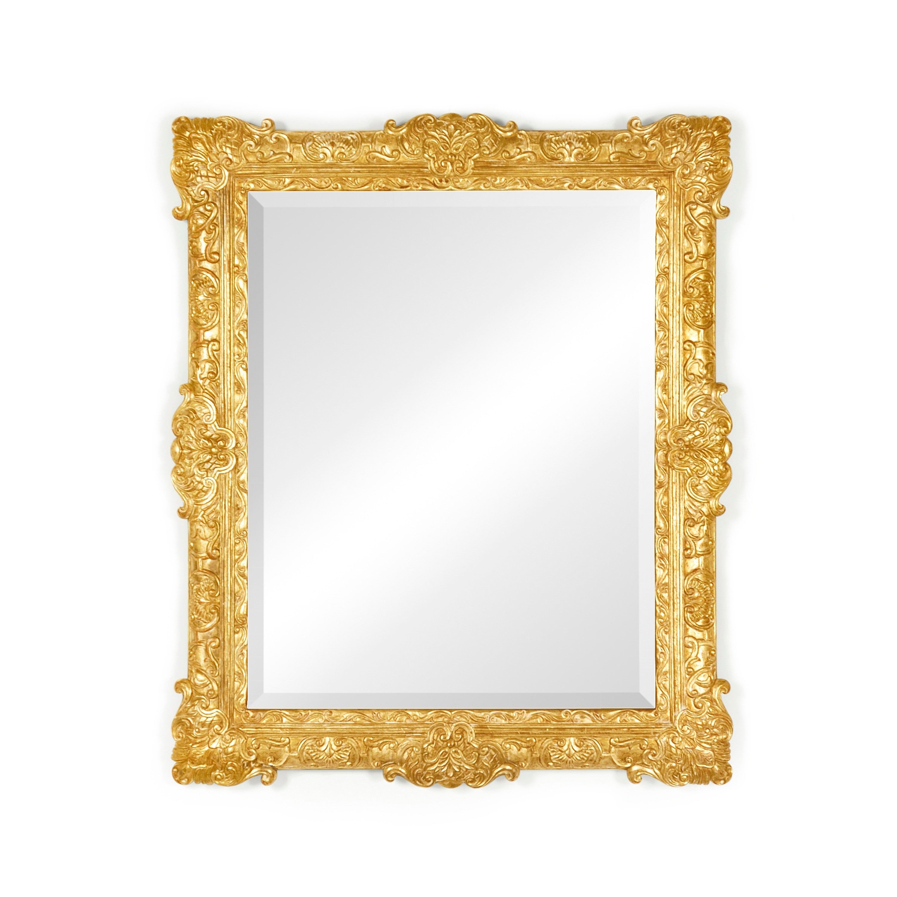 Jonathan Charles French 19th Century Bright Gilded Mirror ( 493059-GIL )