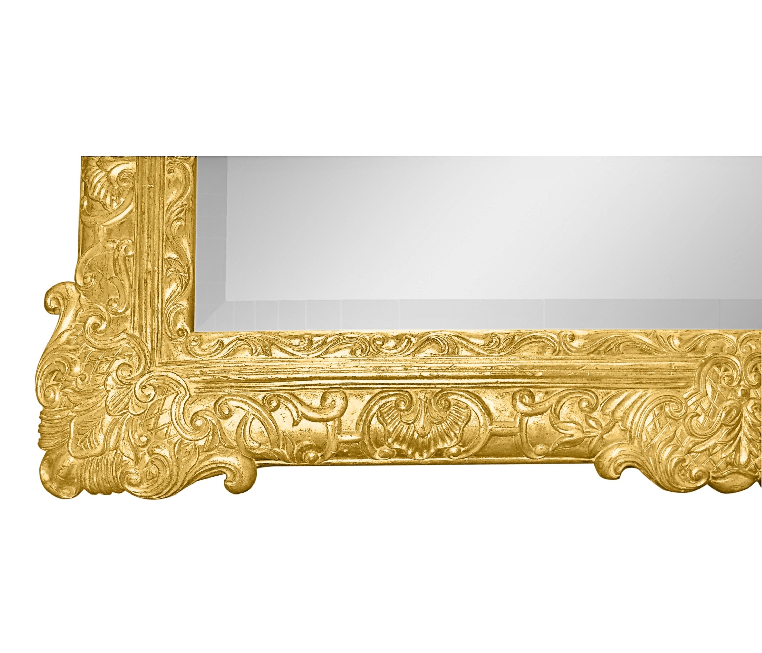 Jonathan Charles French 19th Century Bright Gilded Mirror ( 493059-GIL )