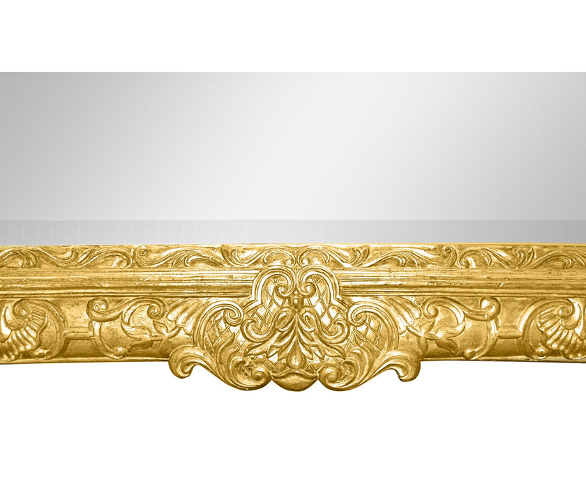 Jonathan Charles French 19th Century Bright Gilded Mirror ( 493059-GIL )