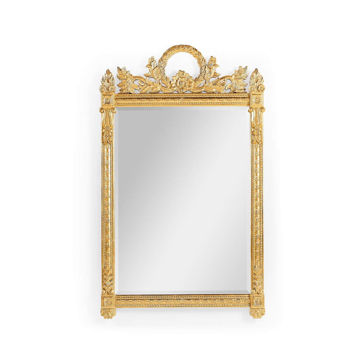 Jonathan Charles Empire Style Gilded Mirror ( 493060-GIL )