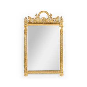 Jonathan Charles Empire Style Gilded Mirror ( 493060-GIL )