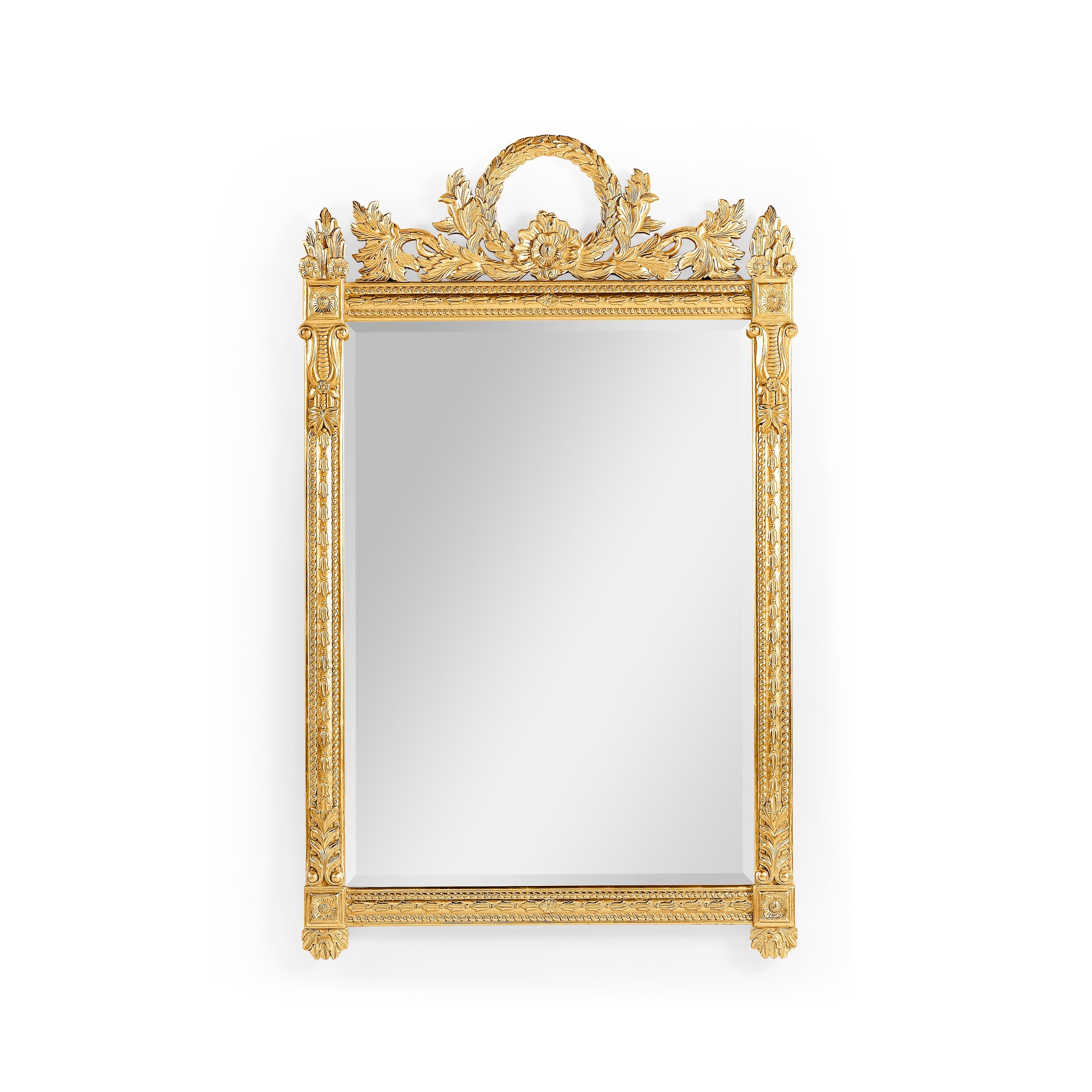 Jonathan Charles Empire Style Gilded Mirror ( 493060-GIL )