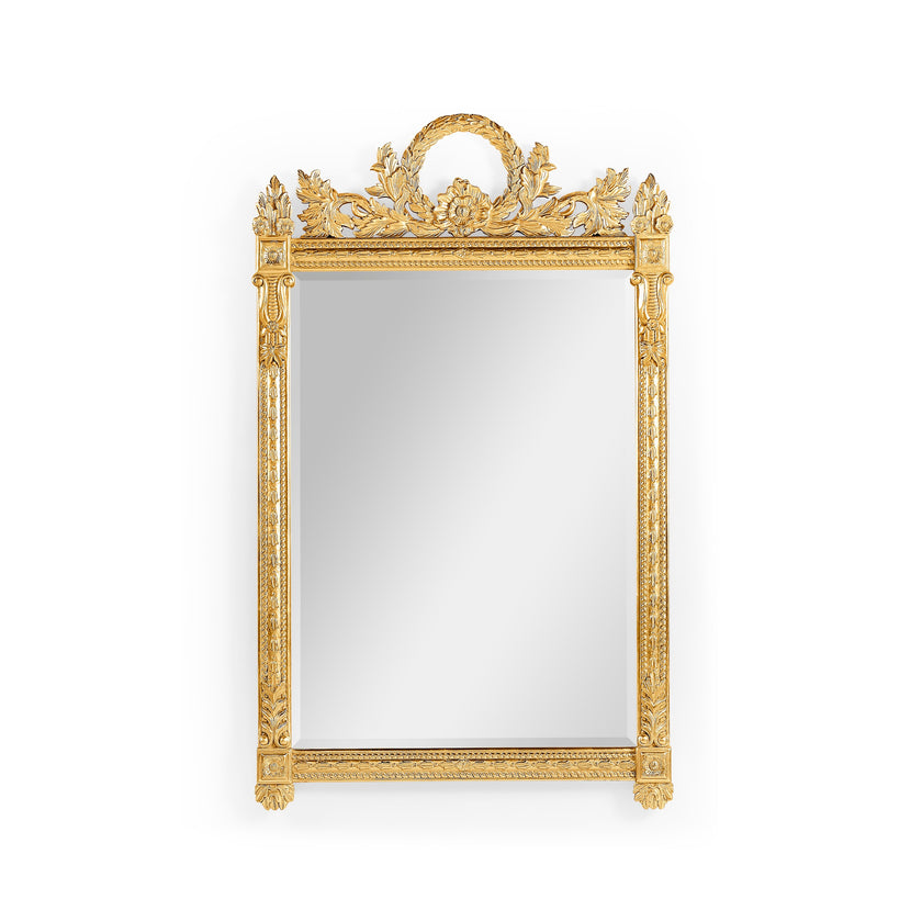 Jonathan Charles Empire Style Gilded Mirror ( 493060-GIL )