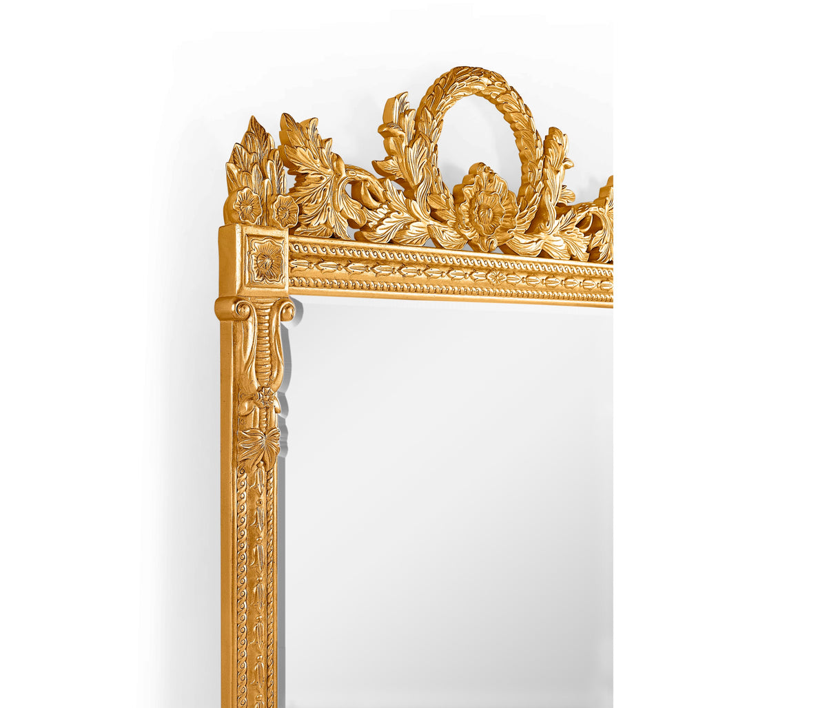 Jonathan Charles Empire Style Gilded Mirror ( 493060-GIL )