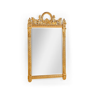 Jonathan Charles Empire Style Gilded Mirror ( 493060-GIL )