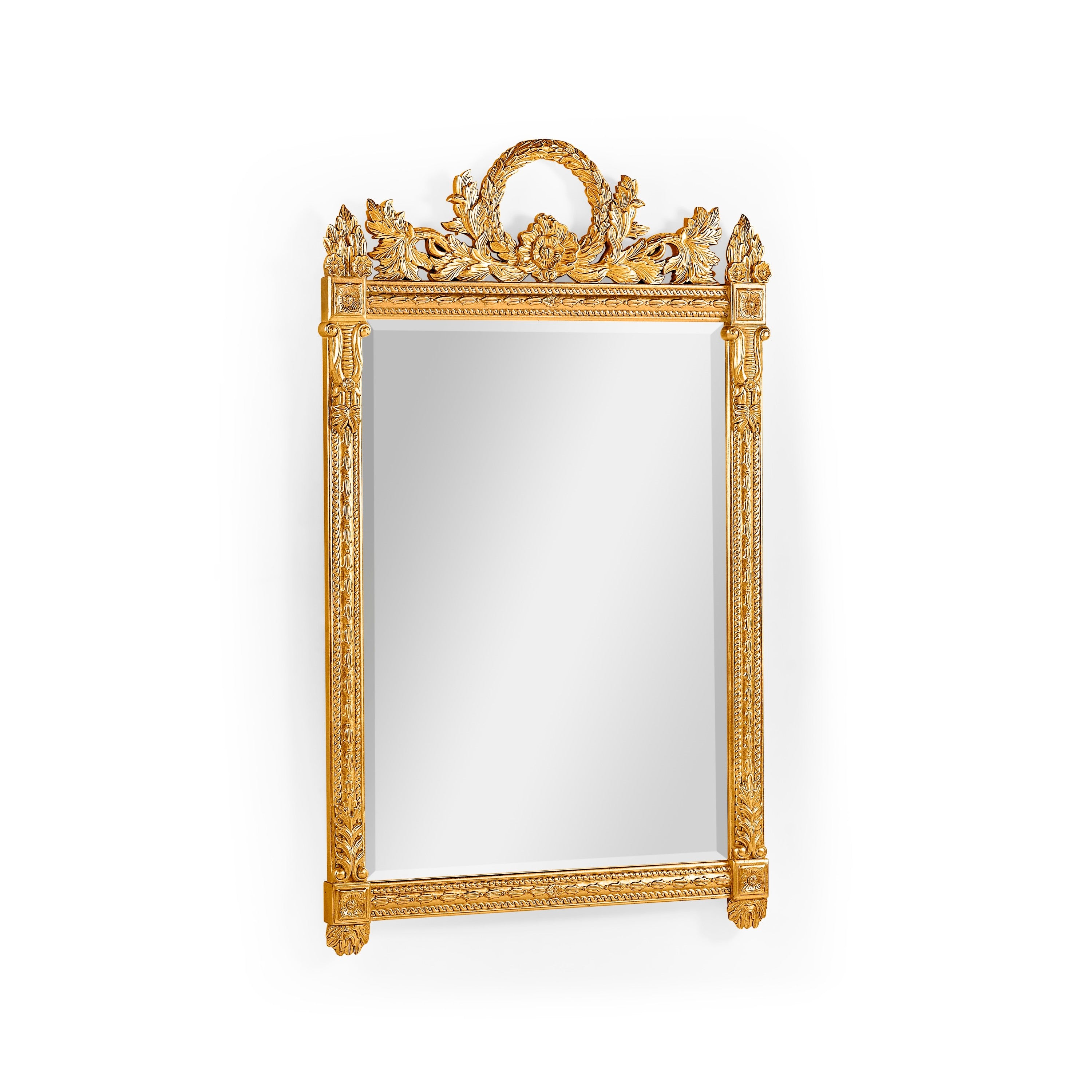 Jonathan Charles Empire Style Gilded Mirror ( 493060-GIL )
