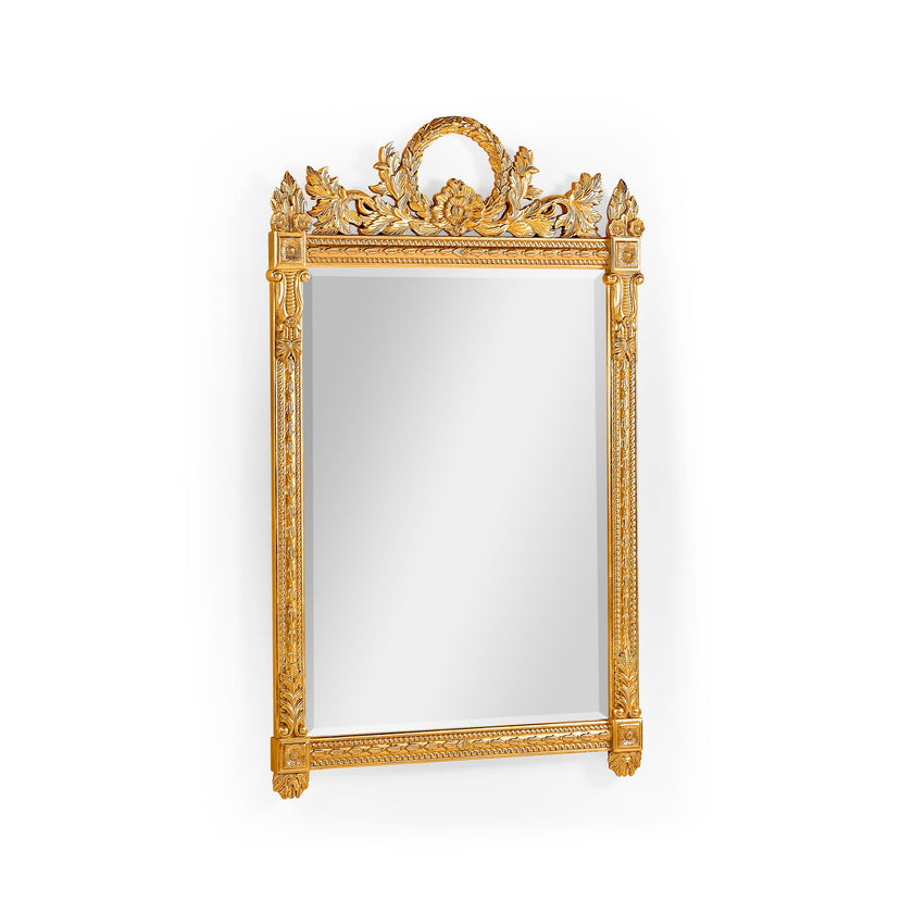 Jonathan Charles Empire Style Gilded Mirror ( 493060-GIL )