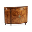 Jonathan Charles Crotch Walnut Demilune Sideboard ( 493075-CWM )