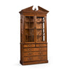 Jonathan Charles Glazed Display Cabinet w/ Drawers