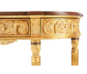 Jonathan Charles Louis IV Style Narrow Gilded Console ( 493239-GIL )