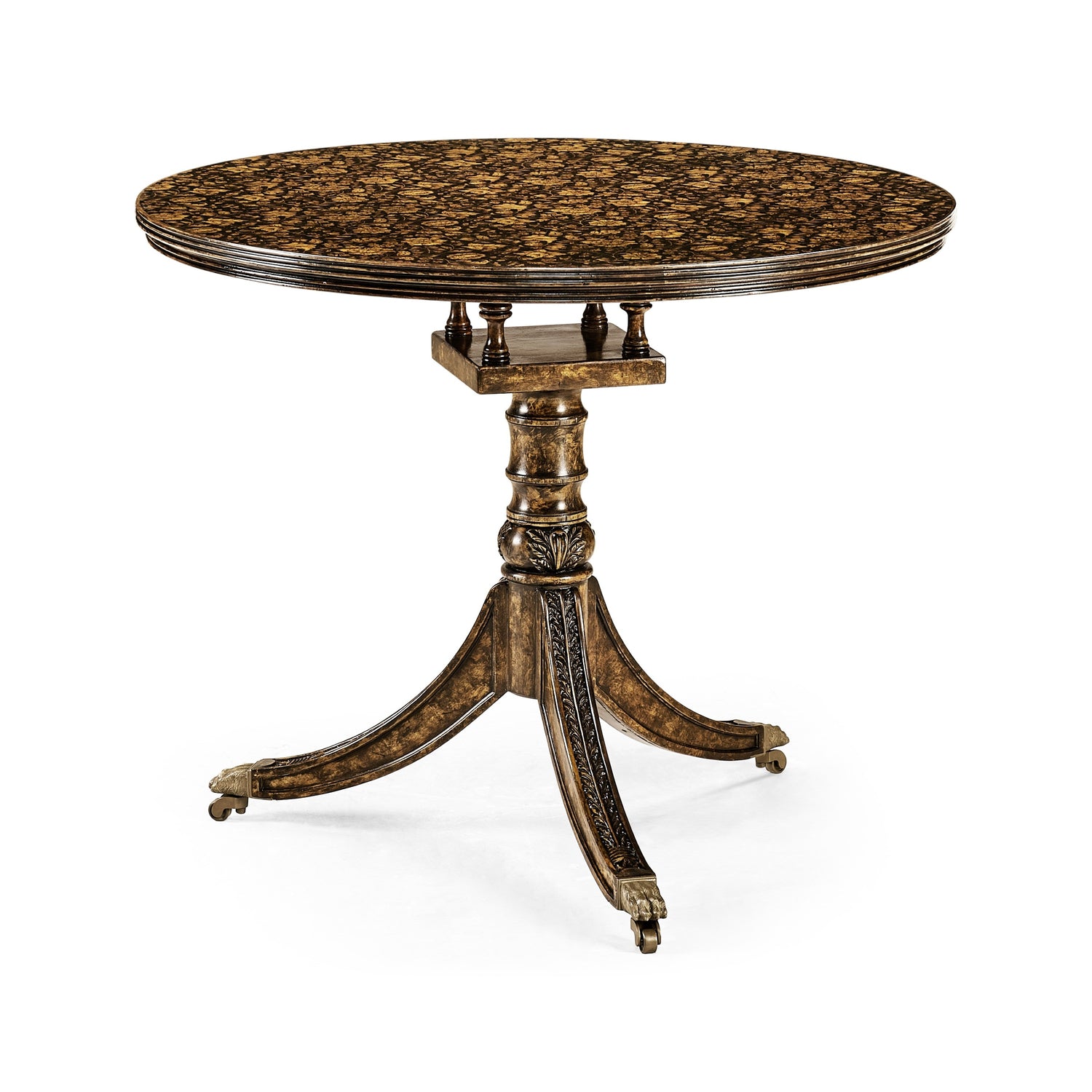 Jonathan Charles Penwork Style Table (Black) ( 493142-PBF )