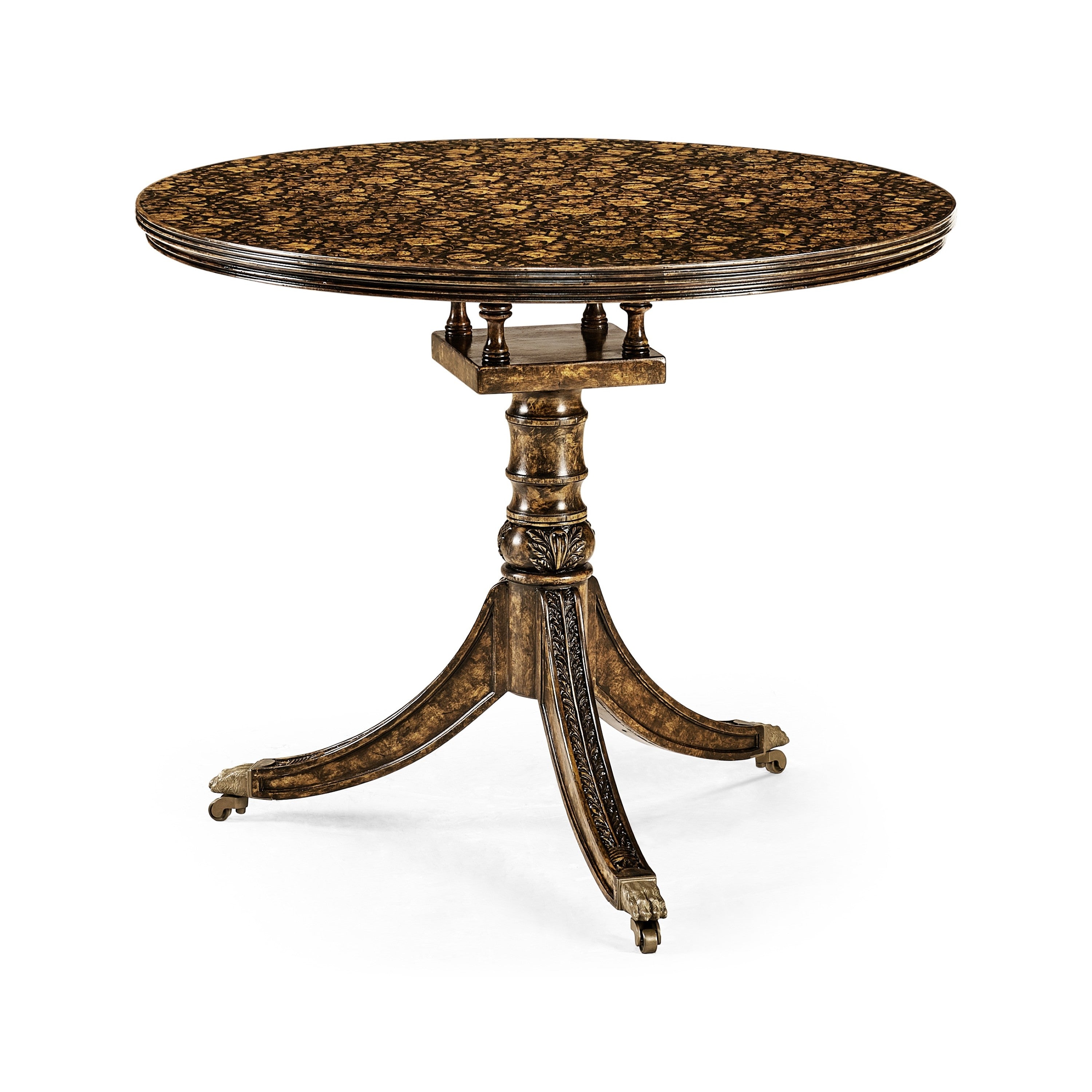 Jonathan Charles Penwork Style Table (Black) ( 493142-PBF )
