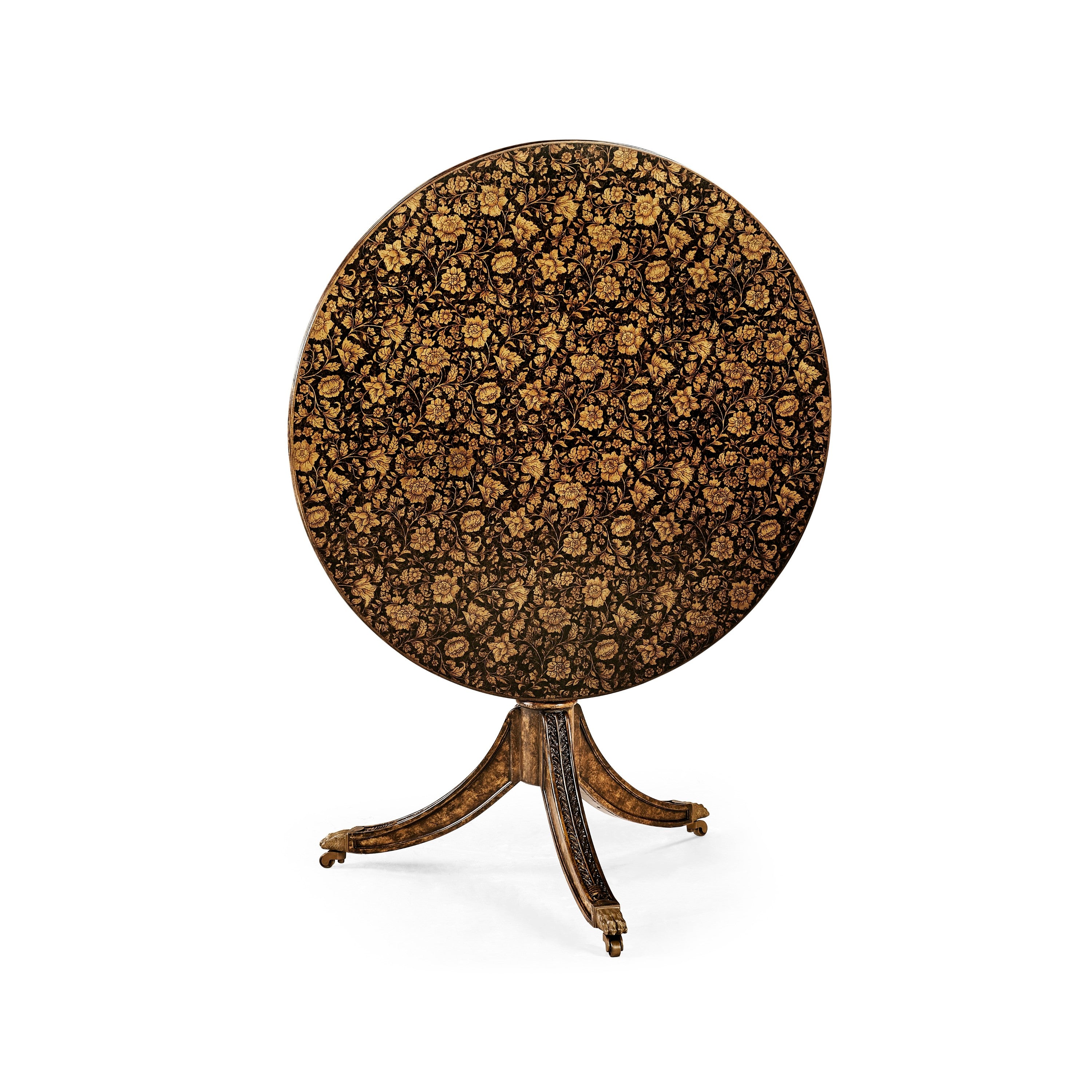 Jonathan Charles Penwork Style Table (Black) ( 493142-PBF )