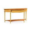 Jonathan Charles Gilded Console with Shelf (Large) ( 493187-GIL )