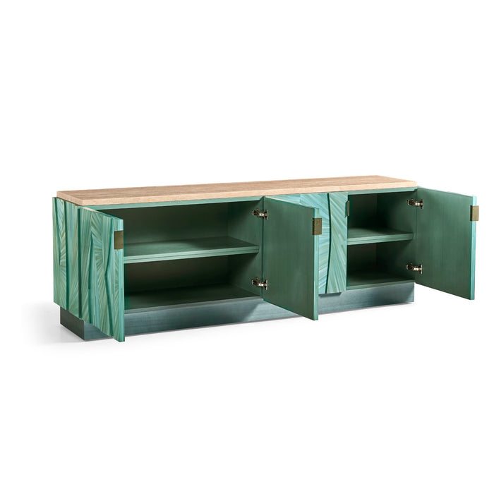 Jonathan Charles Seaglass Entertainment Console