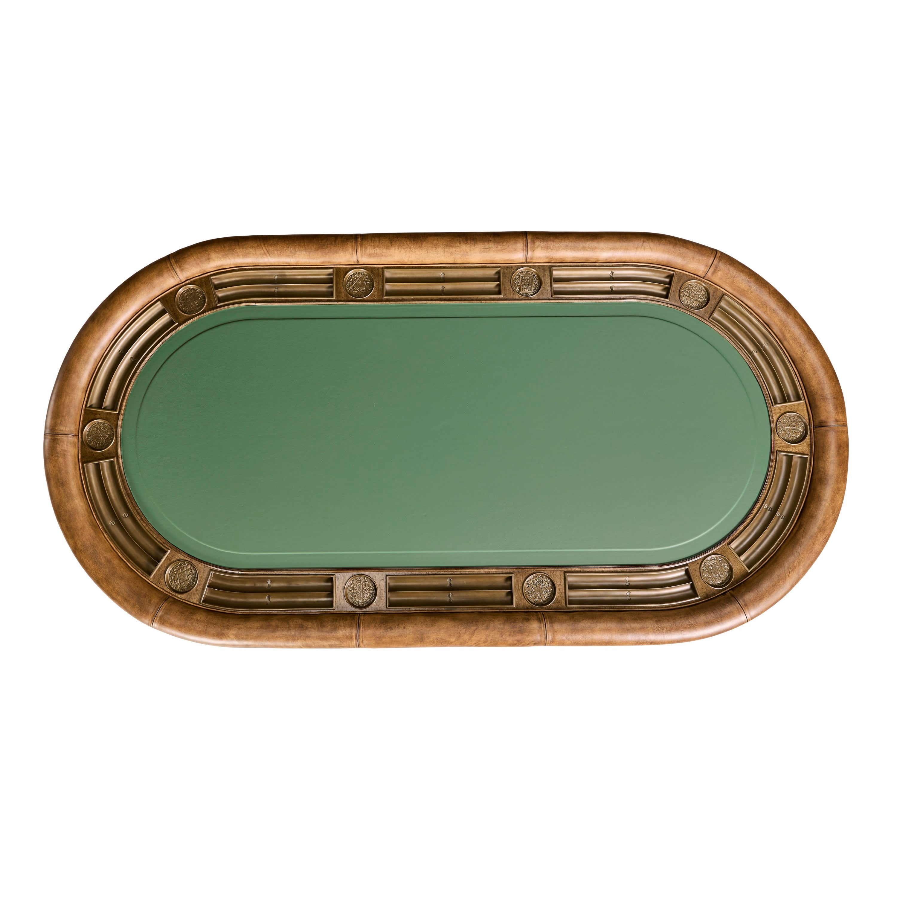 Jonathan Charles Light Mahogany Poker Table ( 493199-MBL )