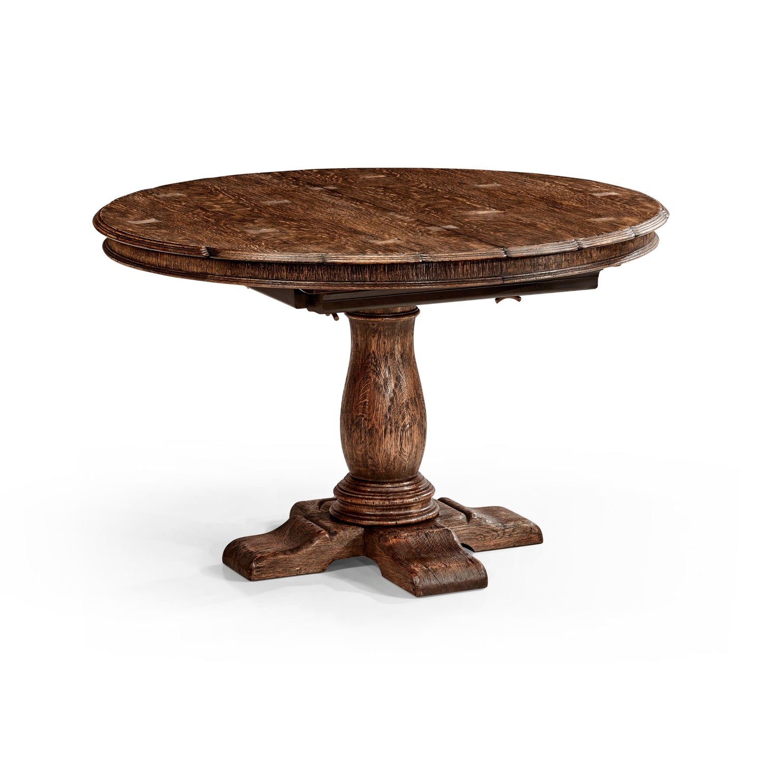 Jonathan Charles 48" Extending Dark Oak Country Table ( 493372-48D-TDO )