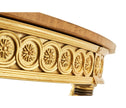 Jonathan Charles Gilded Demilune Console ( 493226-GIL )