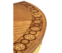 Jonathan Charles Gilded Demilune Console ( 493226-GIL )