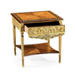 Jonathan Charles Louis XIV Style Square Side Table ( 493286-GIL )