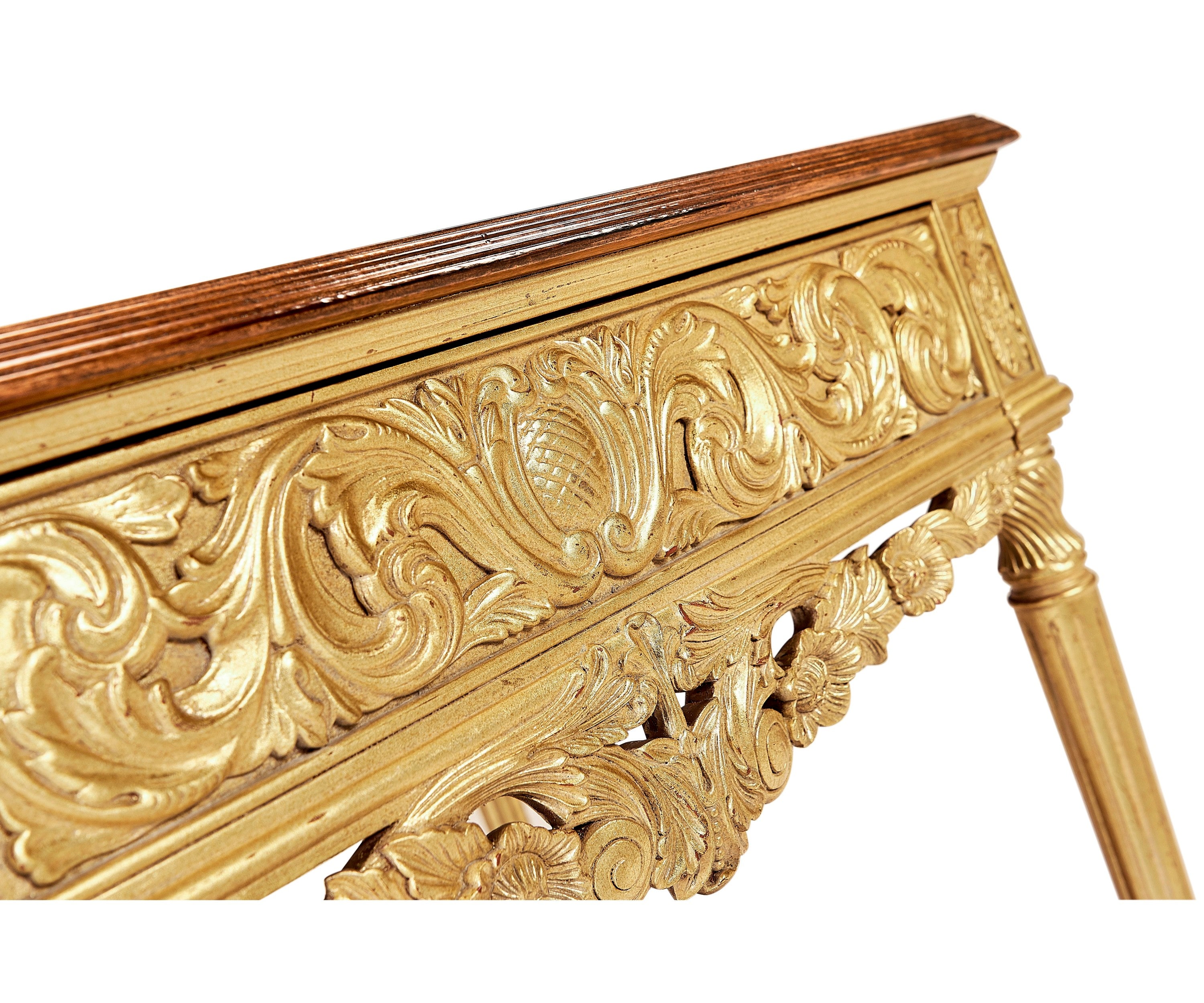 Jonathan Charles Louis XIV Style Square Side Table ( 493286-GIL )