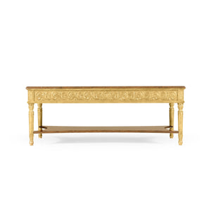 Jonathan Charles Louis XIV Style Rectangular Coffee Table ( 494127-GIL )