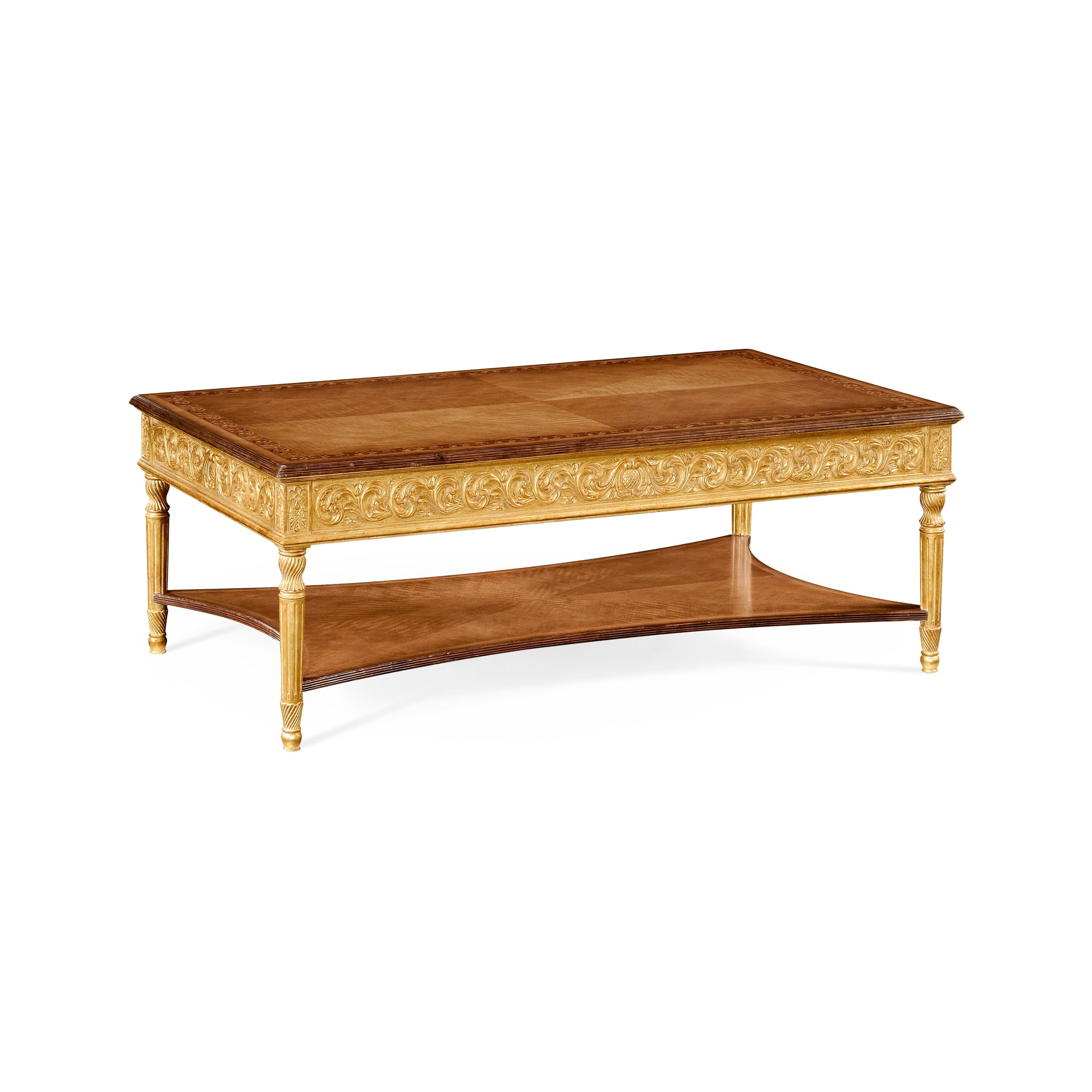 Jonathan Charles Louis XIV Style Rectangular Coffee Table ( 494127-GIL )