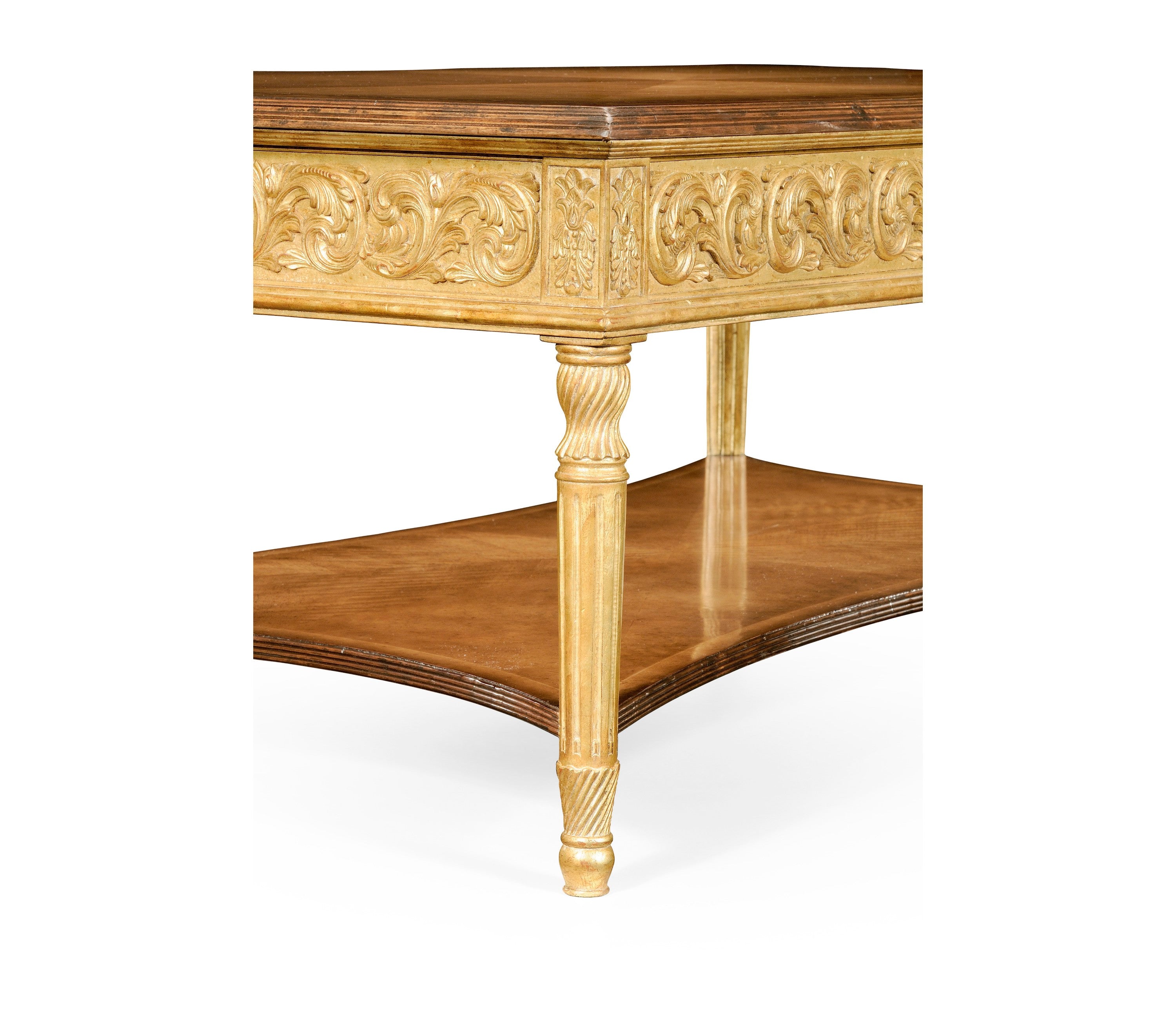 Jonathan Charles Louis XIV Style Rectangular Coffee Table ( 494127-GIL )