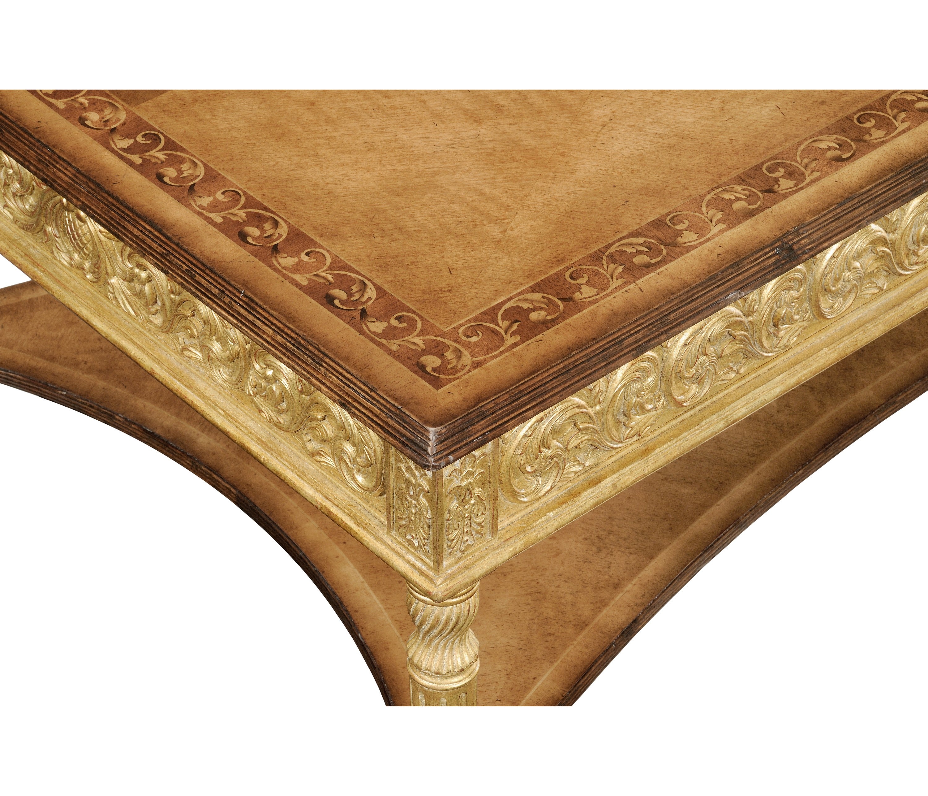 Jonathan Charles Louis XIV Style Rectangular Coffee Table ( 494127-GIL )