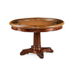 Jonathan Charles Mahogany Round Poker Table