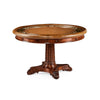 Jonathan Charles Mahogany Round Poker Table