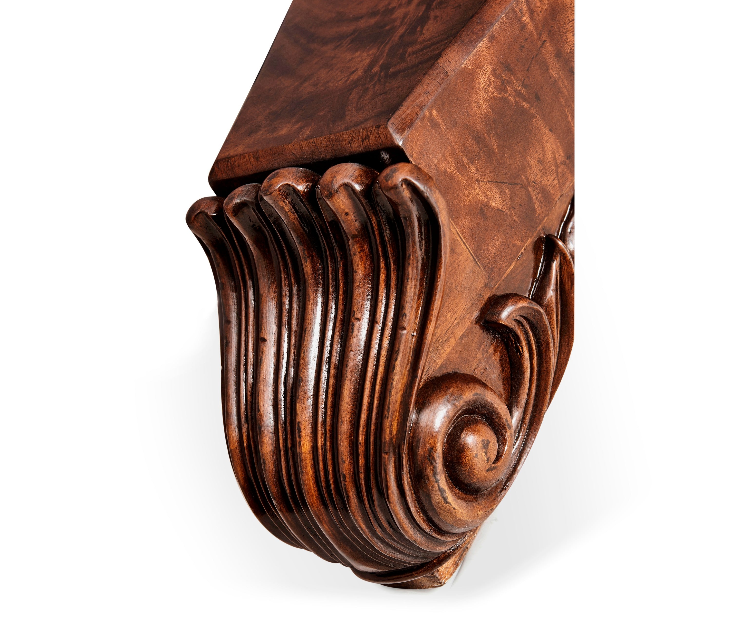 Jonathan Charles Mahogany Round Poker Table
