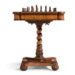 Jonathan Charles Oyster Veneer Games Table ( 493501-WAL )