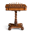 Jonathan Charles Oyster Veneer Games Table ( 493501-WAL )