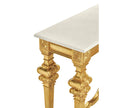 Jonathan Charles Marble Topped Baroque Gilded Console ( 493558-GIL )