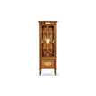 Jonathan Charles Narrow Satinwood Display Cabinet ( 493585-SAM )