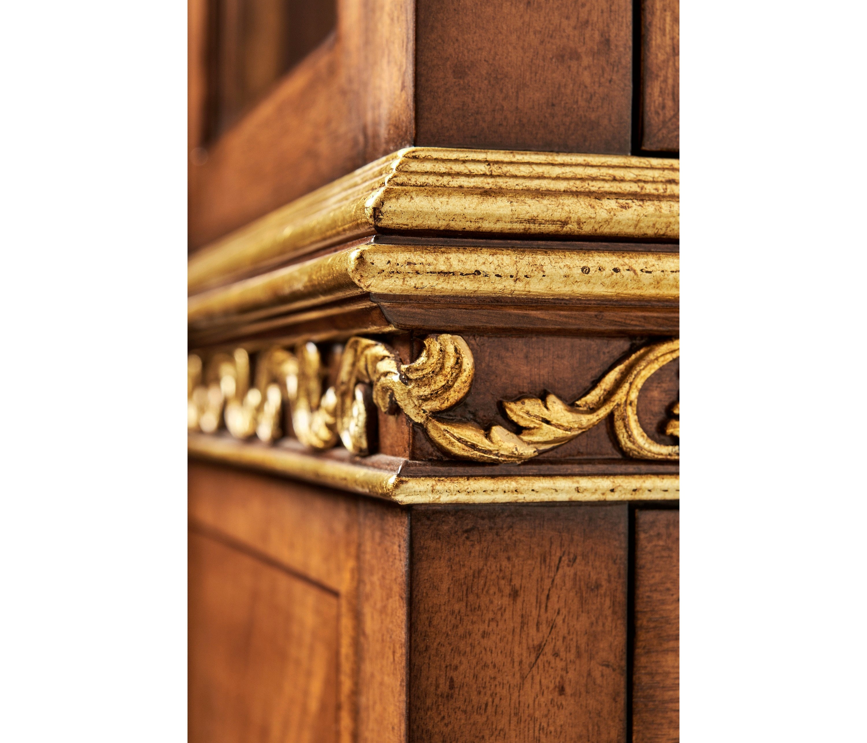 Jonathan Charles Narrow Satinwood Display Cabinet ( 493585-SAM )