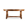 Jonathan Charles Circular Oyster & Eglomise Coffee Table ( 493849-WAL )