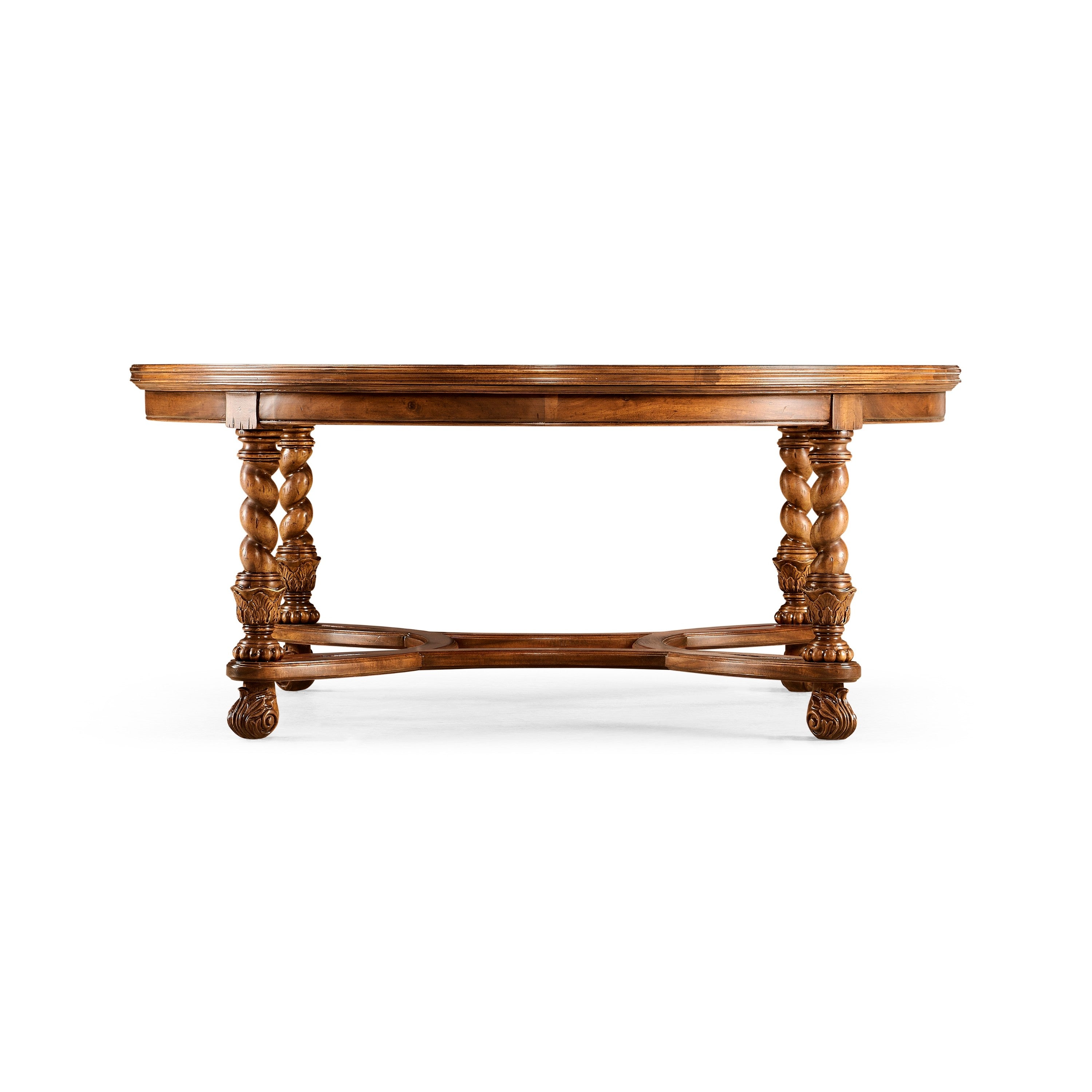 Jonathan Charles Circular Oyster & Eglomise Coffee Table ( 493849-WAL )