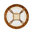 Jonathan Charles Circular Oyster & Eglomise Coffee Table ( 493849-WAL )