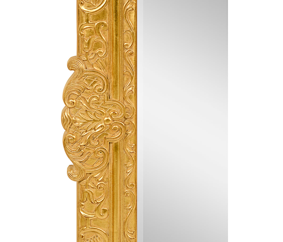 Jonathan Charles French Style Gilded Grisaille Mirror ( 494122-GIL )