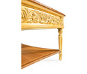 Jonathan Charles Louis XIV Style Square Coffee Table ( 494143-GIL )