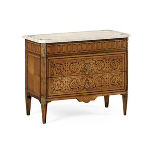 Jonathan Charles Italian Commode w/ Cream Scagliola Top ( 494167-SAM-SG01 )