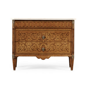 Jonathan Charles Italian Commode w/ Cream Scagliola Top ( 494167-SAM-SG01 )