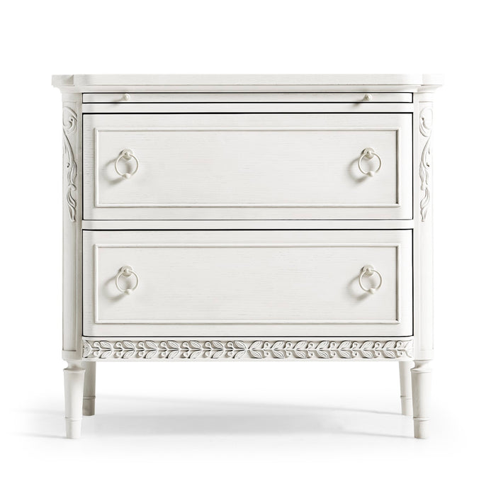 Jonathan Charles White Altostratus Nightstand