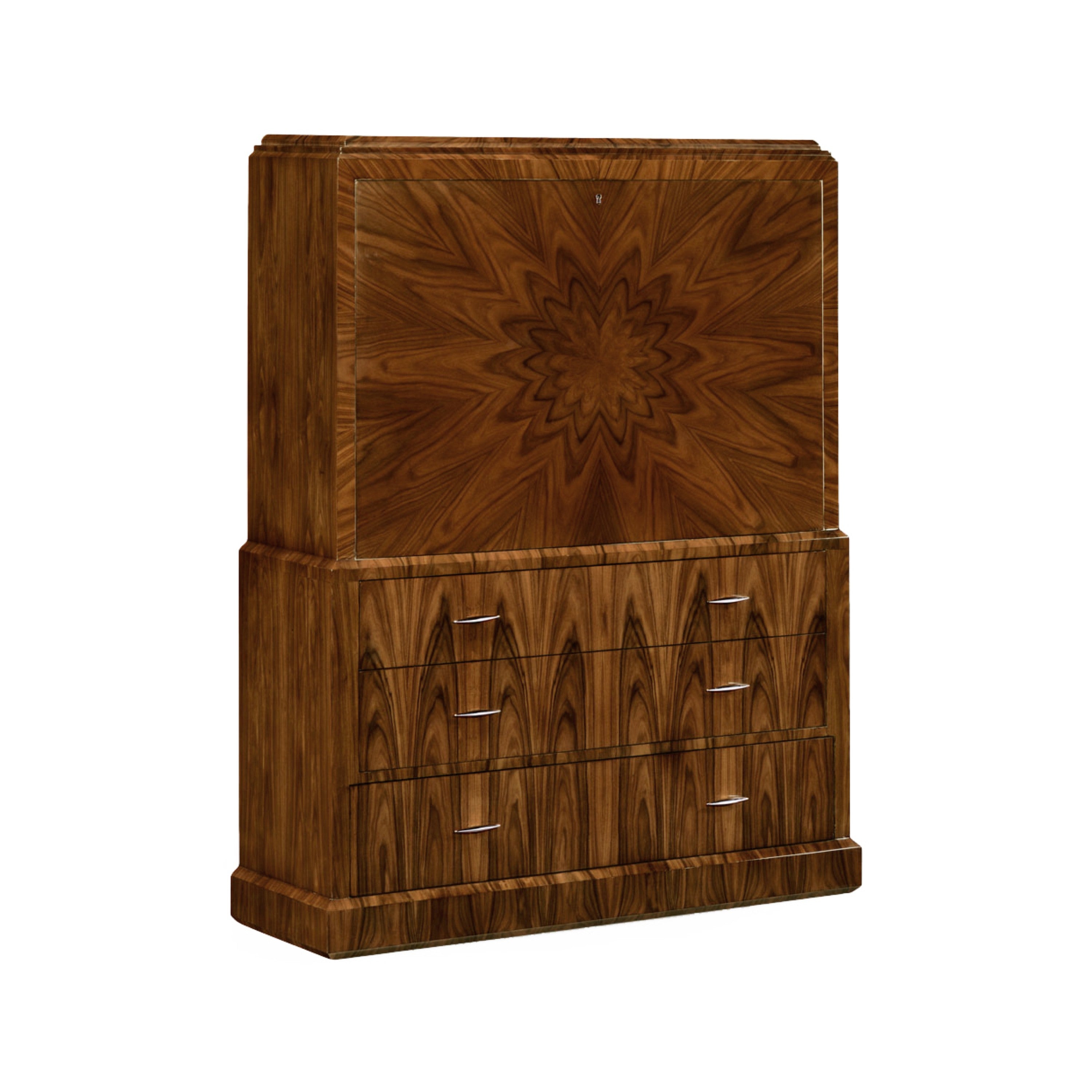 Jonathan Charles Art Deco Style Secretaire (High Lustre) ( 494335-SAH-STS )
