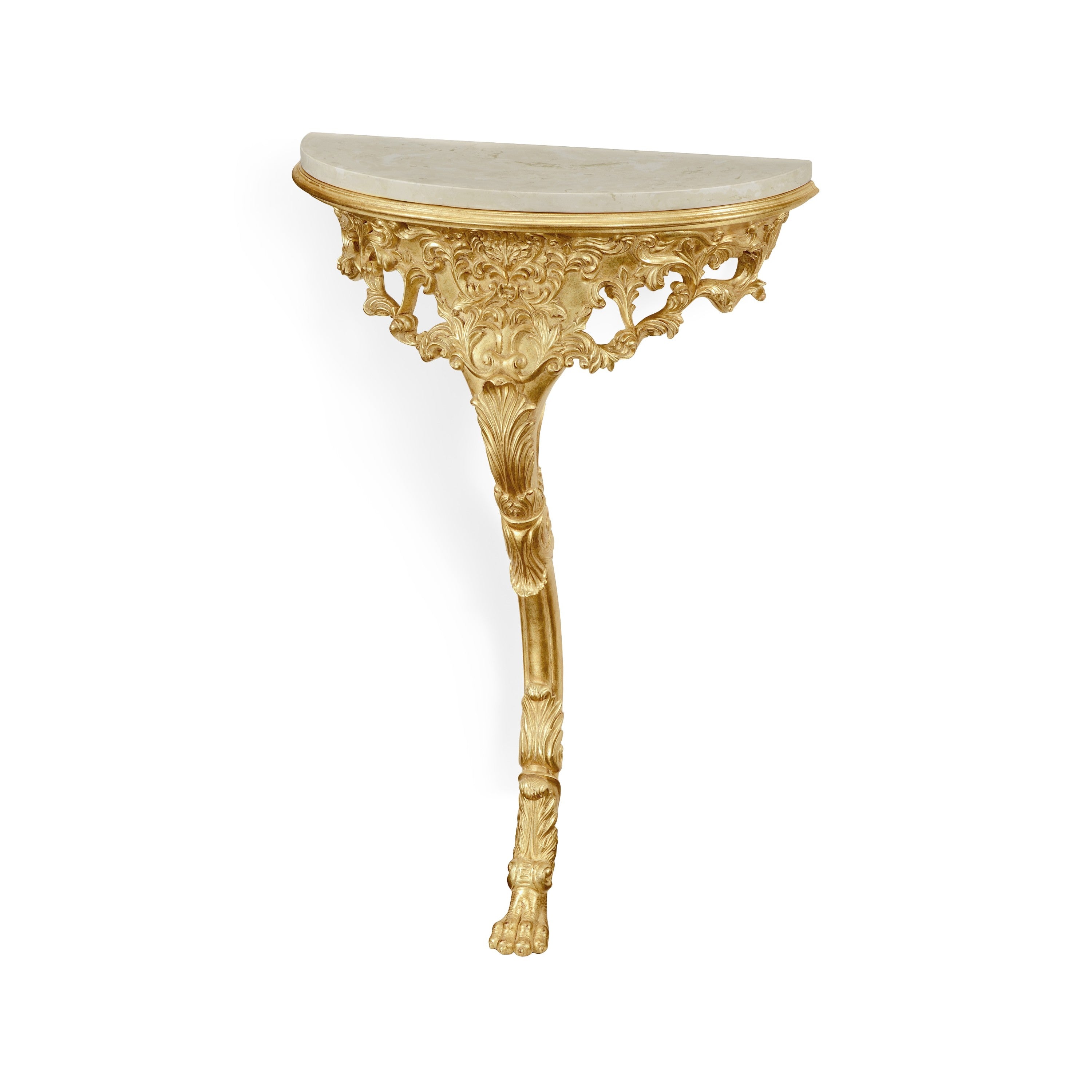 Jonathan Charles Carved & Gilded Console (Scagliola Top) ( 494353-GIL-SG01 )